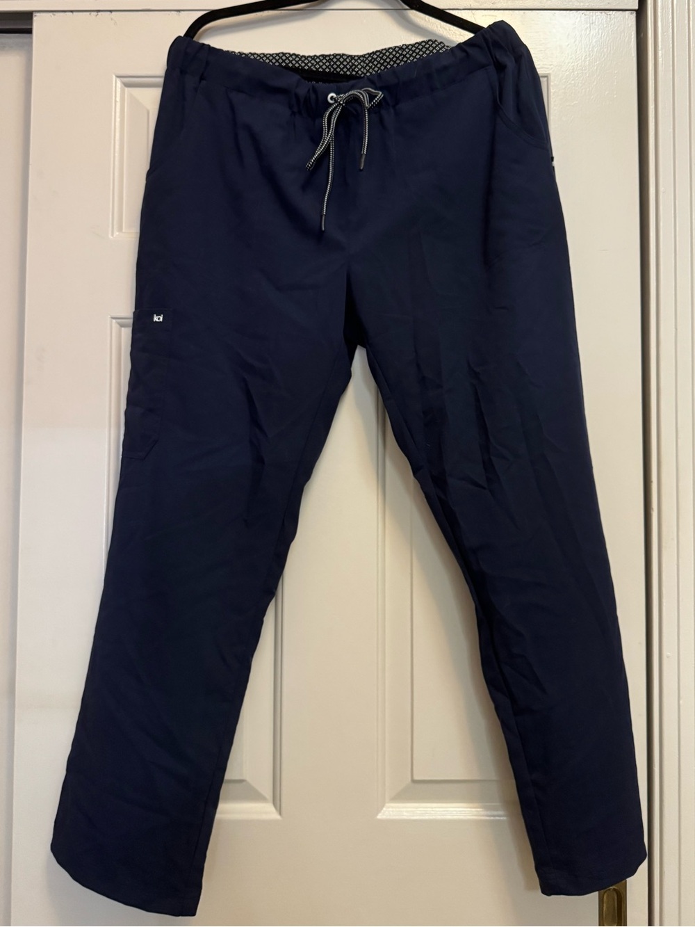 Women’s Navy Drawstring Scrub Pants
